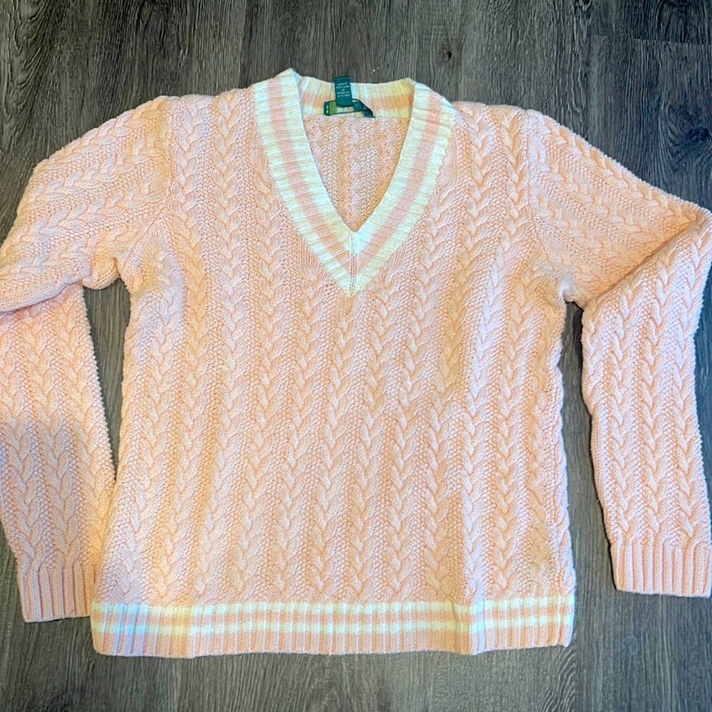 Ralph Lauren cableknit sweater